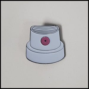 GRAFFITIPINS - Pink Dot Spraycan Cap v2.0 (Series 1) - Enamel Pin
