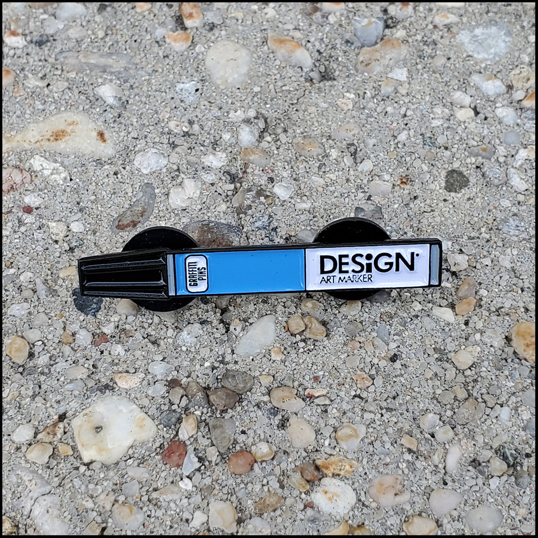 Design Art Marker (Blue Edition) - Enamel Pin