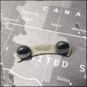 GRAFFITIPINS Logo in Black - Enamel Pin