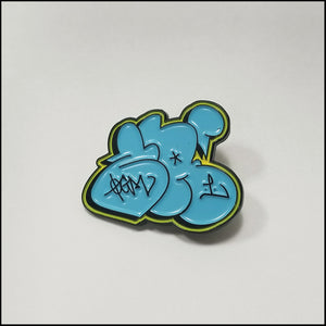 ZA ONE Blue Throwie - Enamel Pin