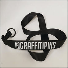 Graffitipins Custom Lanyard - Black Edition