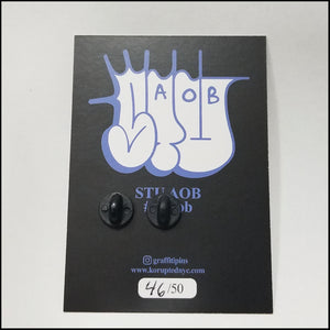 Stu Black Throwie - Enamel Pin