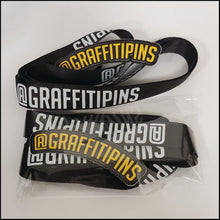 Graffitipins Custom Lanyard - Black Edition