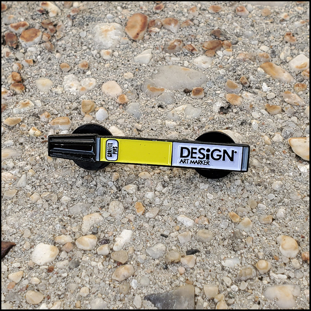 Design Art Marker (Yellow Edition) - Enamel Pin