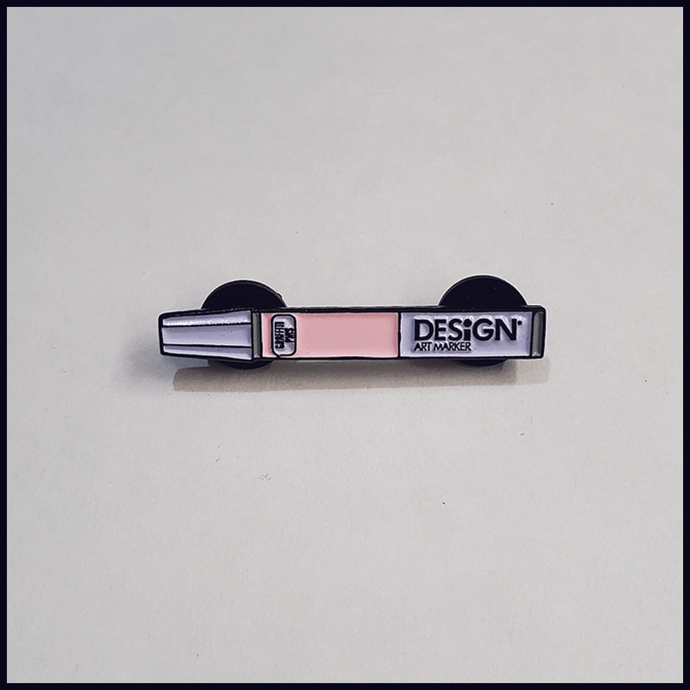 Design Art Marker v2.0 (Pink Edition) - Enamel Pin