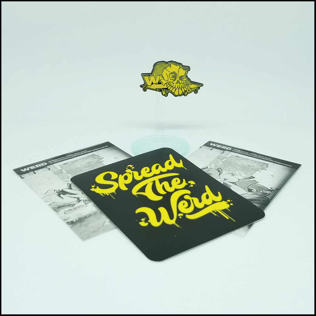 Werd Skull - Enamel Pin