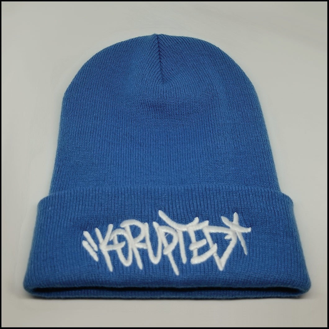 KORUPTED Beanie in Sky Blue - Adult Size
