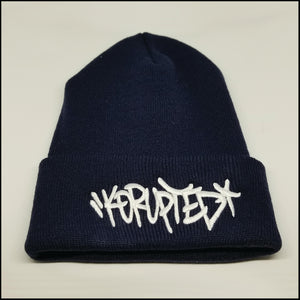 KORUPTED Beanie in Navy Blue - Adult Size