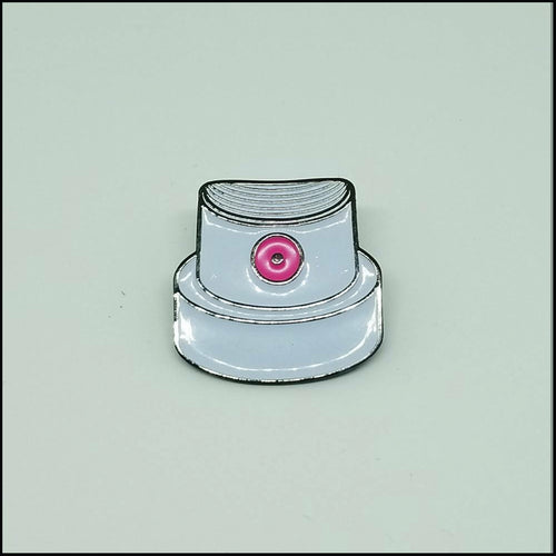 Pink Dot Spraycan Cap - Enamel Pin