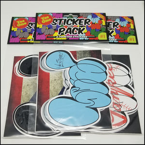 Yes One Throwie Sticker Pack - 6 Printed Stickers