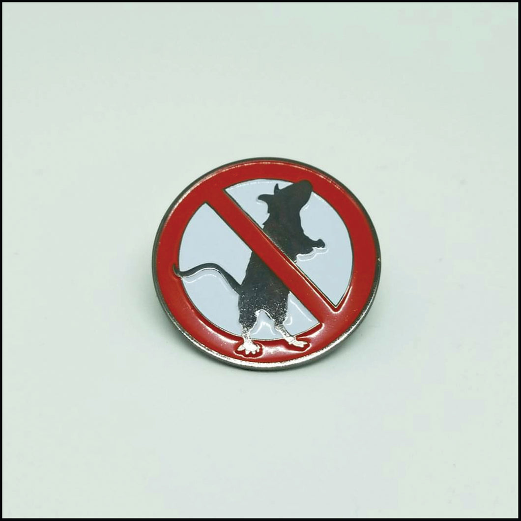 No Rats Allowed - Enamel Pin