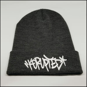 KORUPTED Beanie in Dark Gray - Adult Size