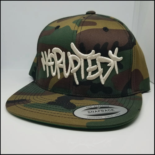 KORUPTED 6 Panel Snapback Camouflage Hat - Adult Size