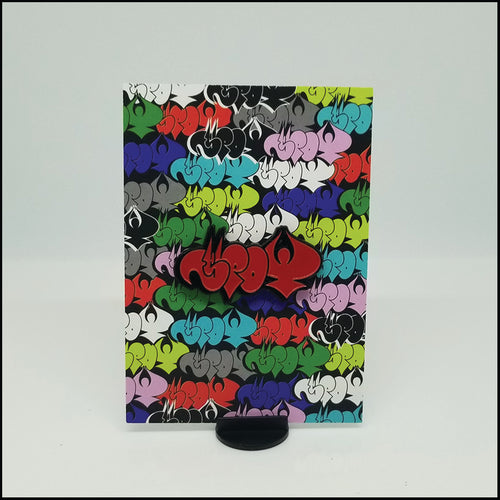 Spot Red Throwie - Enamel Pin