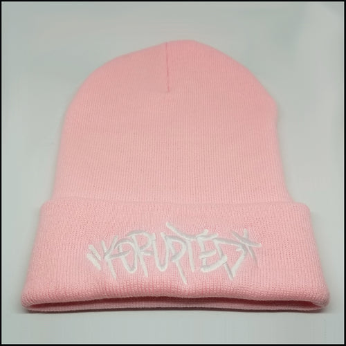 KORUPTED Beanie in Pink - Adult Size