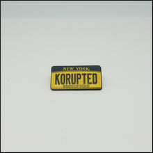 KORUPTED License Plate - Enamel Pin