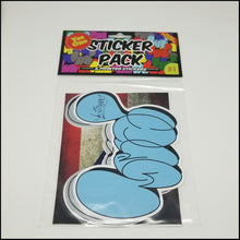 Yes One Throwie Sticker Pack - 6 Printed Stickers