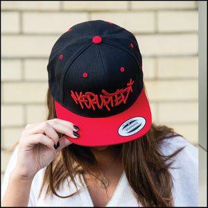 Red and black hat hot sale