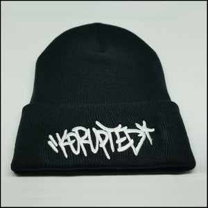 KORUPTED Beanie in Black - Adult Size