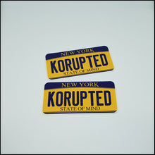 KORUPTED License Plate - Enamel Pin