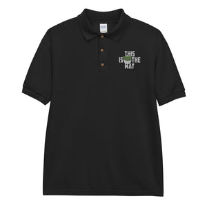 This Is The Way (White Lettering) - Embroidered Polo Shirt