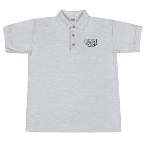 Simon Dee x Graffitipins (Black Lettering) - Embroidered Polo Shirt