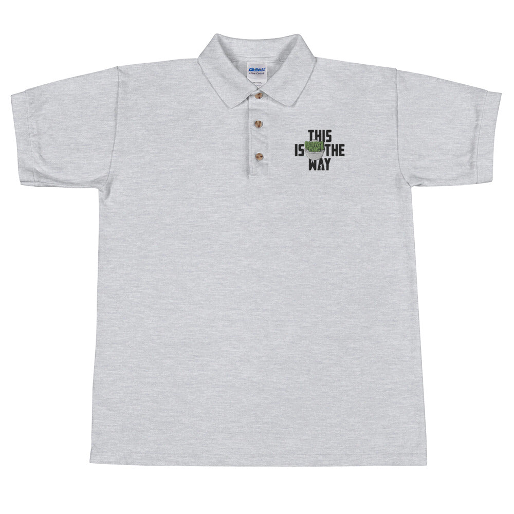 This Is The Way (Black Lettering) - Embroidered Polo Shirt
