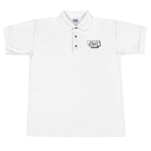 Simon Dee x Graffitipins (Black Lettering) - Embroidered Polo Shirt