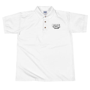 Simon Dee x Graffitipins (Black Lettering) - Embroidered Polo Shirt