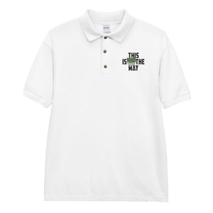 This Is The Way (Black Lettering) - Embroidered Polo Shirt