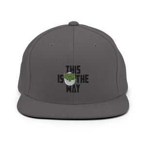 This Is The Way (Black Lettering) - Snapback Hat