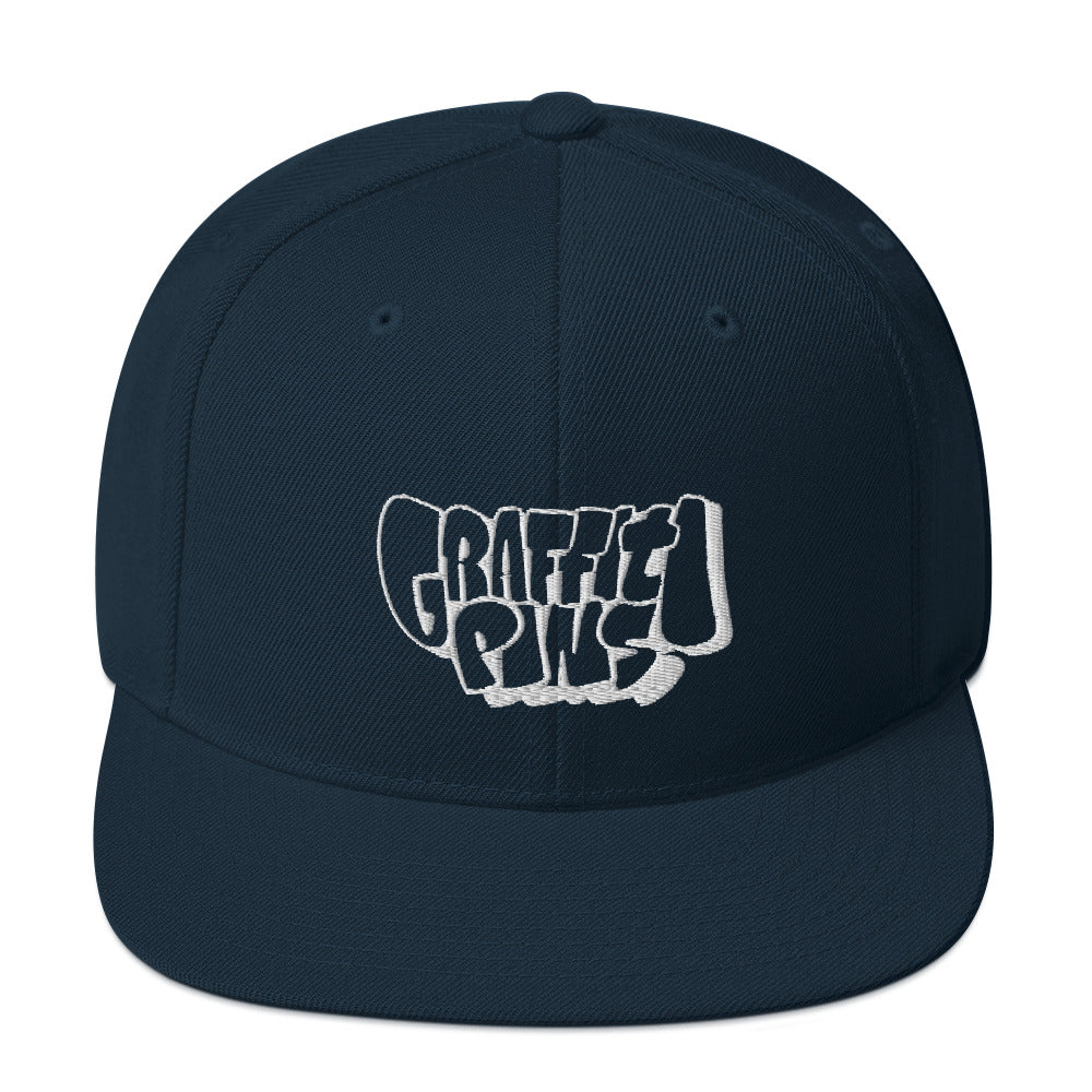 Simon Dee x Graffitipins (White Lettering) - Snapback Hat