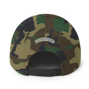 Simon Dee x Graffitipins (White Lettering) - Snapback Hat