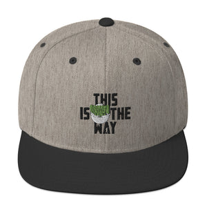 This Is The Way (Black Lettering) - Snapback Hat