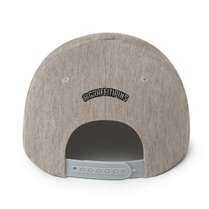 Simon Dee x Graffitipins (Black Lettering) - Snapback Hat