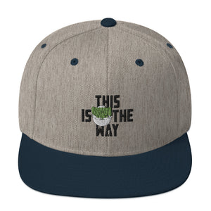 This Is The Way (Black Lettering) - Snapback Hat