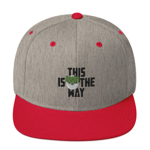This Is The Way (Black Lettering) - Snapback Hat