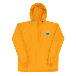 This Is The Way (White Lettering) - Embroidered Champion Packable Jacket