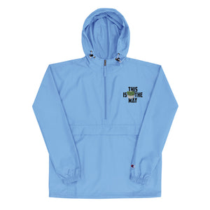 This Is The Way (Black Lettering) - Embroidered Champion Packable Jacket