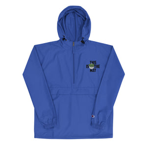 This Is The Way (Black Lettering) - Embroidered Champion Packable Jacket
