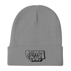 Simon Dee x Graffitipins (Black Lettering) - Embroidered Beanie