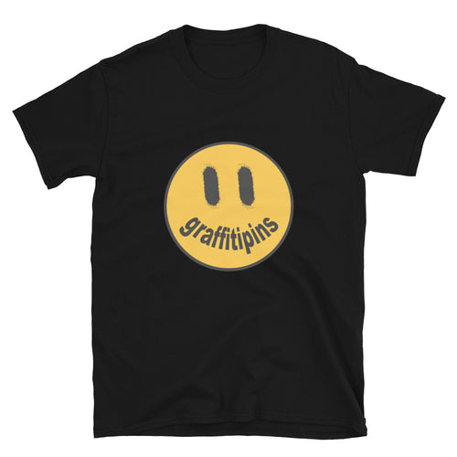 Graffitipins Smiley Face v2.0 - Short-Sleeve Unisex T-Shirt