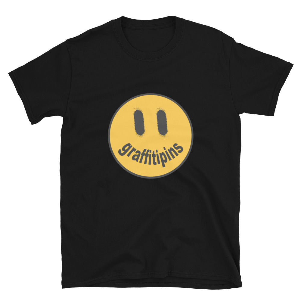 Graffitipins Smiley Face v2.0 - Short-Sleeve Unisex T-Shirt