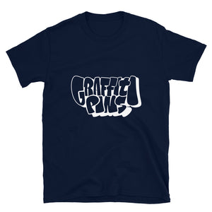 Simon Dee x Graffitipins (White Lettering) - Short-Sleeve Unisex T-Shirt