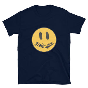 Graffitipins Smiley Face v2.0 - Short-Sleeve Unisex T-Shirt