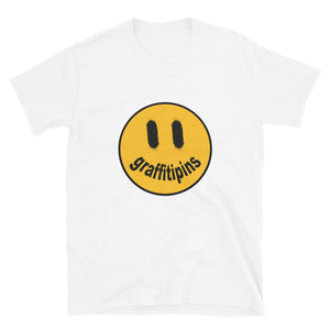 Graffitipins Smiley Face v2.0 - Short-Sleeve Unisex T-Shirt