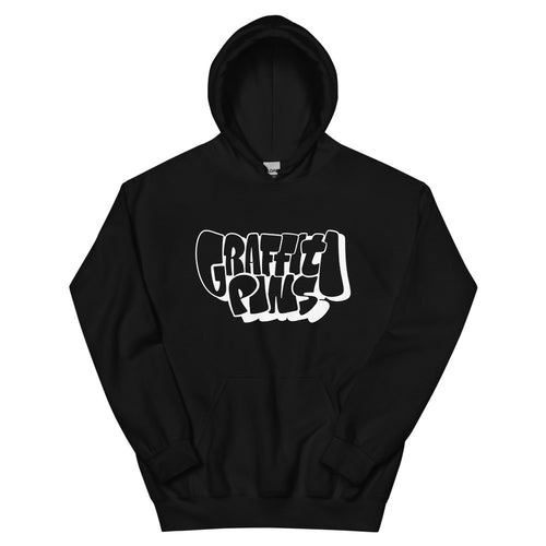 Simon Dee x Graffitipins (White Lettering) - Unisex Hoodie