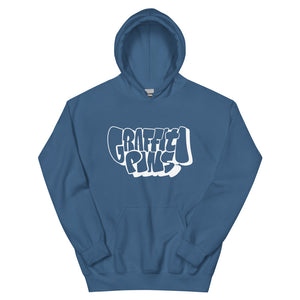 Simon Dee x Graffitipins (White Lettering) - Unisex Hoodie