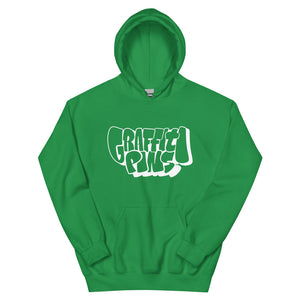 Simon Dee x Graffitipins (White Lettering) - Unisex Hoodie