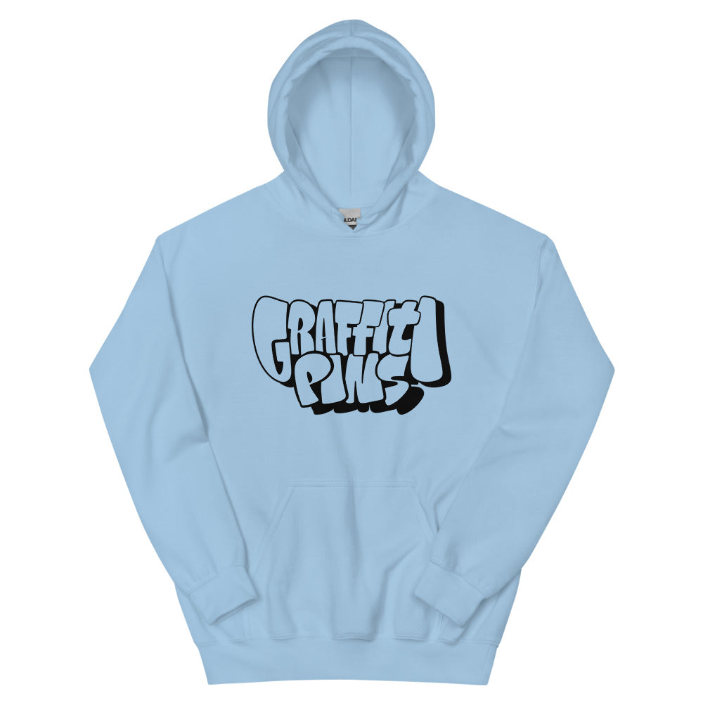 Simon Dee x Graffitipins (Black Lettering) - Unisex Hoodie